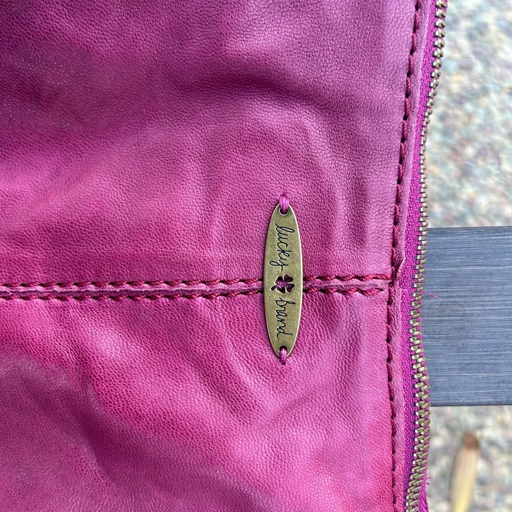 Lucky Brand Purple and Orange Floral Shoulder Bag - Picture 4 of 4